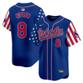 Men's Baltimore Orioles 2024 Independence Day Vapor Premier Limited Jersey - All Stitched - Royal, Cal Ripken