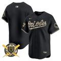 Men's Baltimore Orioles Armed Forces Day Vapor Premier Limited Jersey - All Stitched - Black, Team