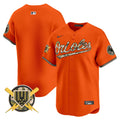Men's Baltimore Orioles Armed Forces Day Vapor Premier Limited Jersey - All Stitched - Orange, Team