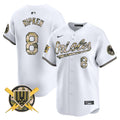 Men's Baltimore Orioles Armed Forces Day Vapor Premier Limited Jersey - All Stitched - White, Cal Ripken