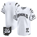 Men's Bengals Vapor Premier Limited Jersey - All Stitched - White Limited, #1 Team