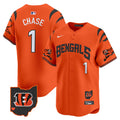 Men's Bengals Vapor Premier Limited Jersey - All Stitched - Orange, Ja'Marr Chase