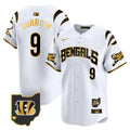 Men's Bengals Vapor Premier Limited Jersey - All Stitched - White Gold, Joe Burrow