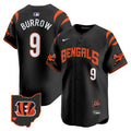 Men's Bengals Vapor Premier Limited Jersey - All Stitched - Black, Joe Burrow