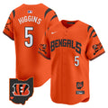 Men's Bengals Vapor Premier Limited Jersey - All Stitched - Orange, Tee Higgins