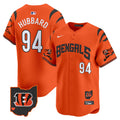 Men's Bengals Vapor Premier Limited Jersey - All Stitched - Orange, Sam Hubbard