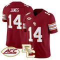 Men's Boston College Eagles 2025 Vapor Limited Jersey - All Stitched - Maroon, Grayson James