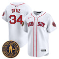 Men's Boston Red Sox Freedom Trail Patch Vapor Premier Limited Jersey - All Stitched - White, David Ortiz