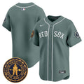 Men's Boston Red Sox Freedom Trail Patch Vapor Premier Limited Jersey - All Stitched - Green, Team