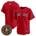 Men's Boston Red Sox Freedom Trail Patch Vapor Premier Limited Jersey - All Stitched - Red, Team