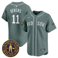 Men's Boston Red Sox Freedom Trail Patch Vapor Premier Limited Jersey - All Stitched - Green, Rafael Devers