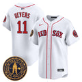 Men's Boston Red Sox Freedom Trail Patch Vapor Premier Limited Jersey - All Stitched - White, Rafael Devers