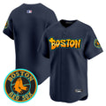 Men's Boston Red Sox 'Graffiti Streetstyle Edition' Vapor Premier Limited Jersey - All Stitched - Navy, Team