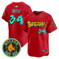 Men's Boston Red Sox 'Graffiti Streetstyle Edition' Vapor Premier Limited Jersey - All Stitched - Red, David Ortiz