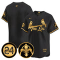 Men's Cardinals 2024 City Connect Whitey Herzog Patch Vapor Premier Limited Jersey V2 - All Stitched - Black Gold, Team