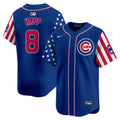 Men's Chicago Cubs Blue Alternate Vapor Premier Limited Jersey - All Stitched - Pinstripe, Pete Crow-Armstrong