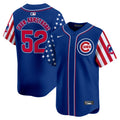 Men's Chicago Cubs Blue Alternate Vapor Premier Limited Jersey - All Stitched - Pinstripe, Ian Happ
