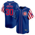 Men's Chicago Cubs Blue Alternate Vapor Premier Limited Jersey - All Stitched - Black, Ryne Sandberg