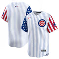 Men's Chicago Cubs Blue Alternate Vapor Premier Limited Jersey - All Stitched - White, Nico Hoerner