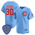 Men's Chicago Cubs 2025 Vapor Premier Limited Jersey - All Stitched - Blue, Kyle Tucker