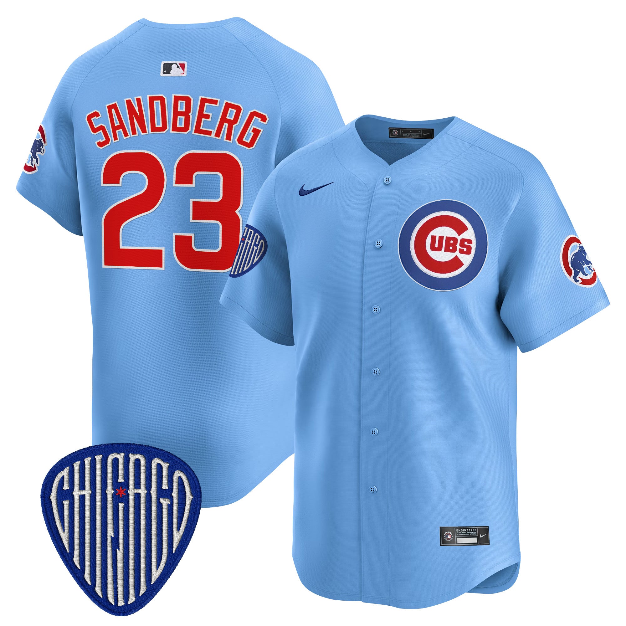 Men's Chicago Cubs 2025 Vapor Premier Limited Jersey - All Stitched - Blue, Ryne Sandberg