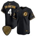 Men's Chicago Cubs 2025 Vapor Premier Limited Jersey - All Stitched - Black Gold, Pete Crow-Armstrong