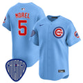 Men's Chicago Cubs 2025 Vapor Premier Limited Jersey - All Stitched - Blue, Christopher Morel