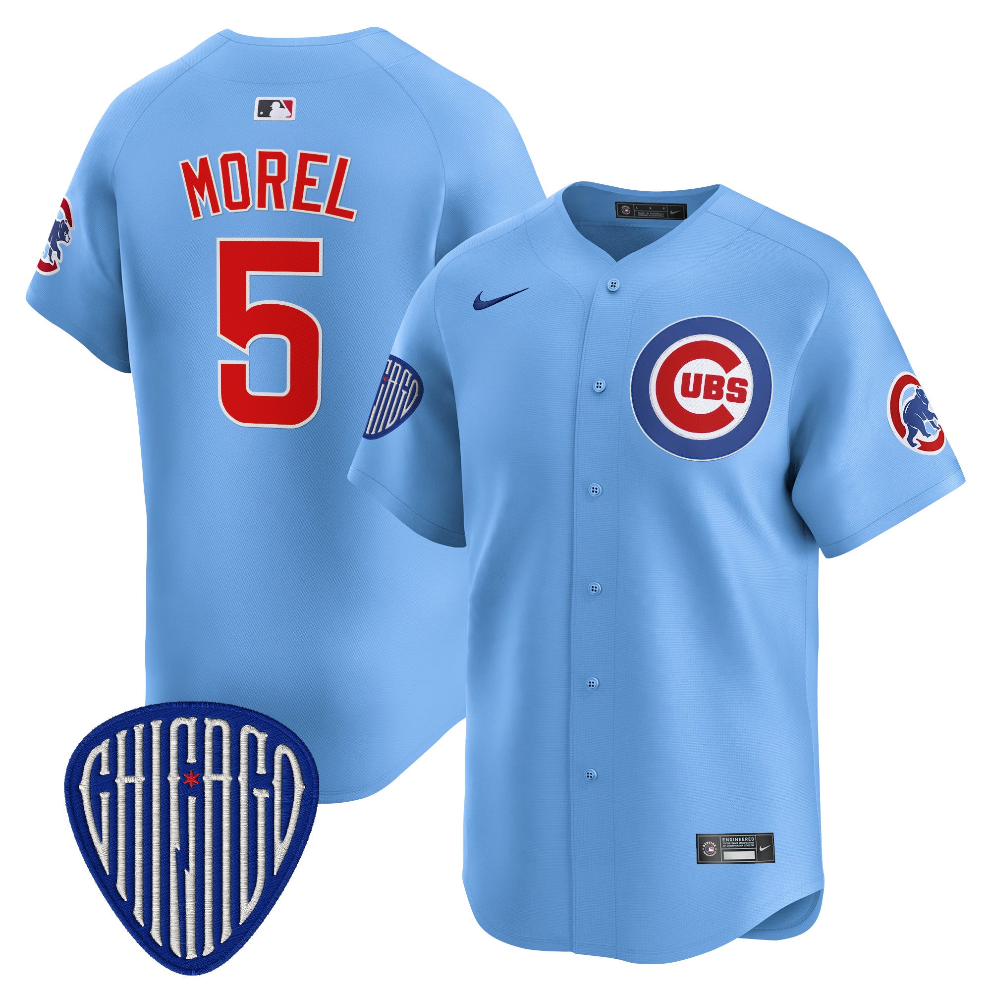 Men's Chicago Cubs 2025 Vapor Premier Limited Jersey - All Stitched - Blue, Christopher Morel