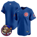 Men's Chicago Cubs Clark Patch Vapor Premier Limited Jersey - All Stitched - Royal, Team