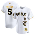 Men's Chicago Cubs Special Vapor Premier Limited Jersey - All Stitched - White Gold, Christopher Morel