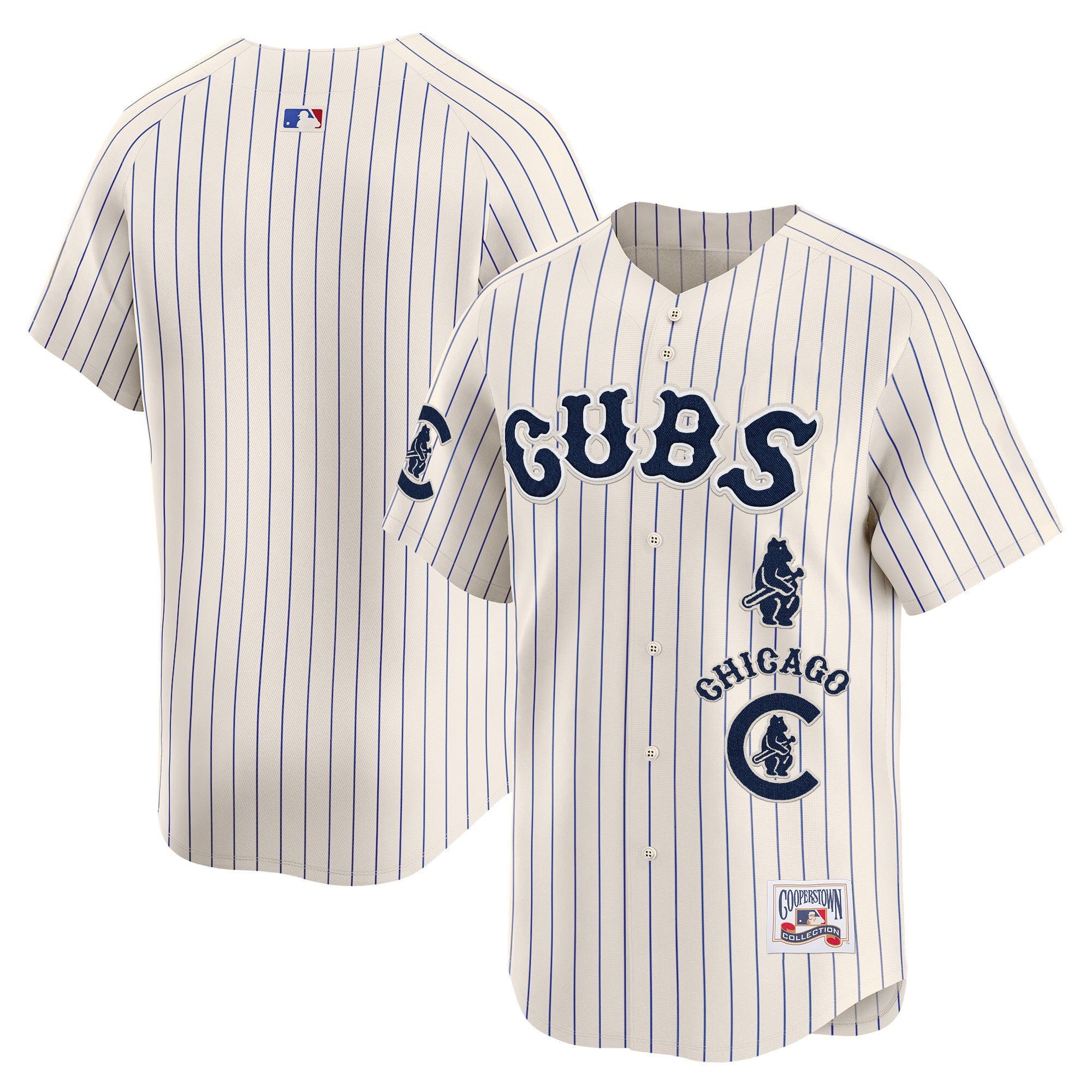 Men's Chicago Cubs Special Vapor Premier Limited Jersey - All Stitched - Pinstripe, Team