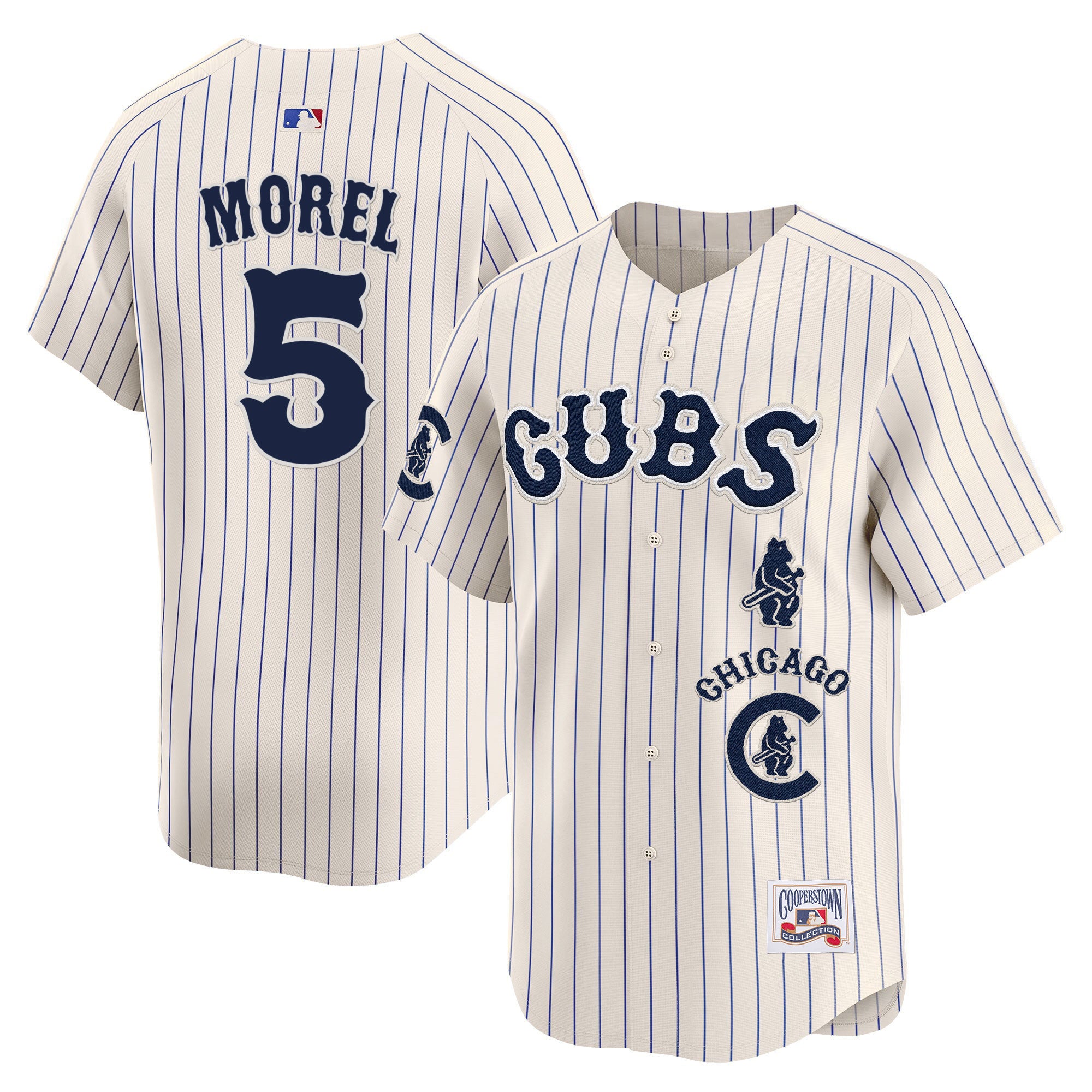 Men's Chicago Cubs Special Vapor Premier Limited Jersey - All Stitched - Pinstripe, Christopher Morel