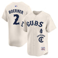 Men's Chicago Cubs Special Vapor Premier Limited Jersey - All Stitched - Cream, Nico Hoerner