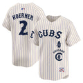 Men's Chicago Cubs Special Vapor Premier Limited Jersey - All Stitched - Pinstripe, Nico Hoerner
