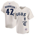 Men's Chicago Cubs Special Vapor Premier Limited Jersey - All Stitched - Pinstripe, Jackie Robinson