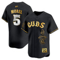 Men's Chicago Cubs Special Vapor Premier Limited Jersey - All Stitched - Black Gold, Christopher Morel
