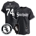 Men's Chicago White Sox 2024 City Connect Vaper Premier Limited Jersey - All Stitched - City Connect, Eloy Jimenez