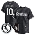 Men's Chicago White Sox 2024 City Connect Vaper Premier Limited Jersey - All Stitched - City Connect, Yoan Moncada