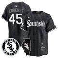 Men's Chicago White Sox 2024 City Connect Vaper Premier Limited Jersey - All Stitched - City Connect, Garrett Crochet