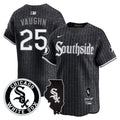 Men's Chicago White Sox 2024 City Connect Vaper Premier Limited Jersey - All Stitched - City Connect, Andrew Vaughn