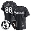 Men's Chicago White Sox 2024 City Connect Vaper Premier Limited Jersey - All Stitched - City Connect, Luis Robert Jr.