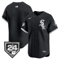 Men's Chicago White Sox 2024 Spring Training Patch Vapor Premier Limited Jersey - All Stitched - Black, Team