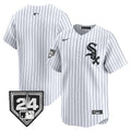 Men's Chicago White Sox 2024 Spring Training Patch Vapor Premier Limited Jersey - All Stitched - White, Team