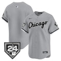 Men's Chicago White Sox 2024 Spring Training Patch Vapor Premier Limited Jersey - All Stitched - Gray, Team