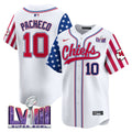 Men's Chiefs 2024 American Style Vapor Premier Limited Jersey - All Stitched - White, Isiah Pacheco