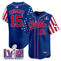 Men's Chiefs 2024 American Style Vapor Premier Limited Jersey - All Stitched - Royal, Patrick Mahomes