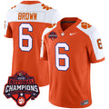 Men's Clemson Tigers Vapor Limited Jersey - All Stitched - Orange Alternate, Tyler Brown