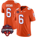 Men's Clemson Tigers Vapor Limited Jersey - All Stitched - Orange, Tyler Brown