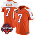 Men's Clemson Tigers Vapor Limited Jersey - All Stitched - Orange Alternate, Phil Mafah