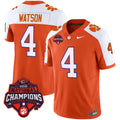 Men's Clemson Tigers Vapor Limited Jersey - All Stitched - Orange Alternate, Deshaun Watson